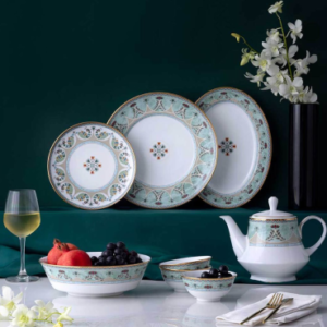 Serene Garden 21pc Dinner Set with Gift Box